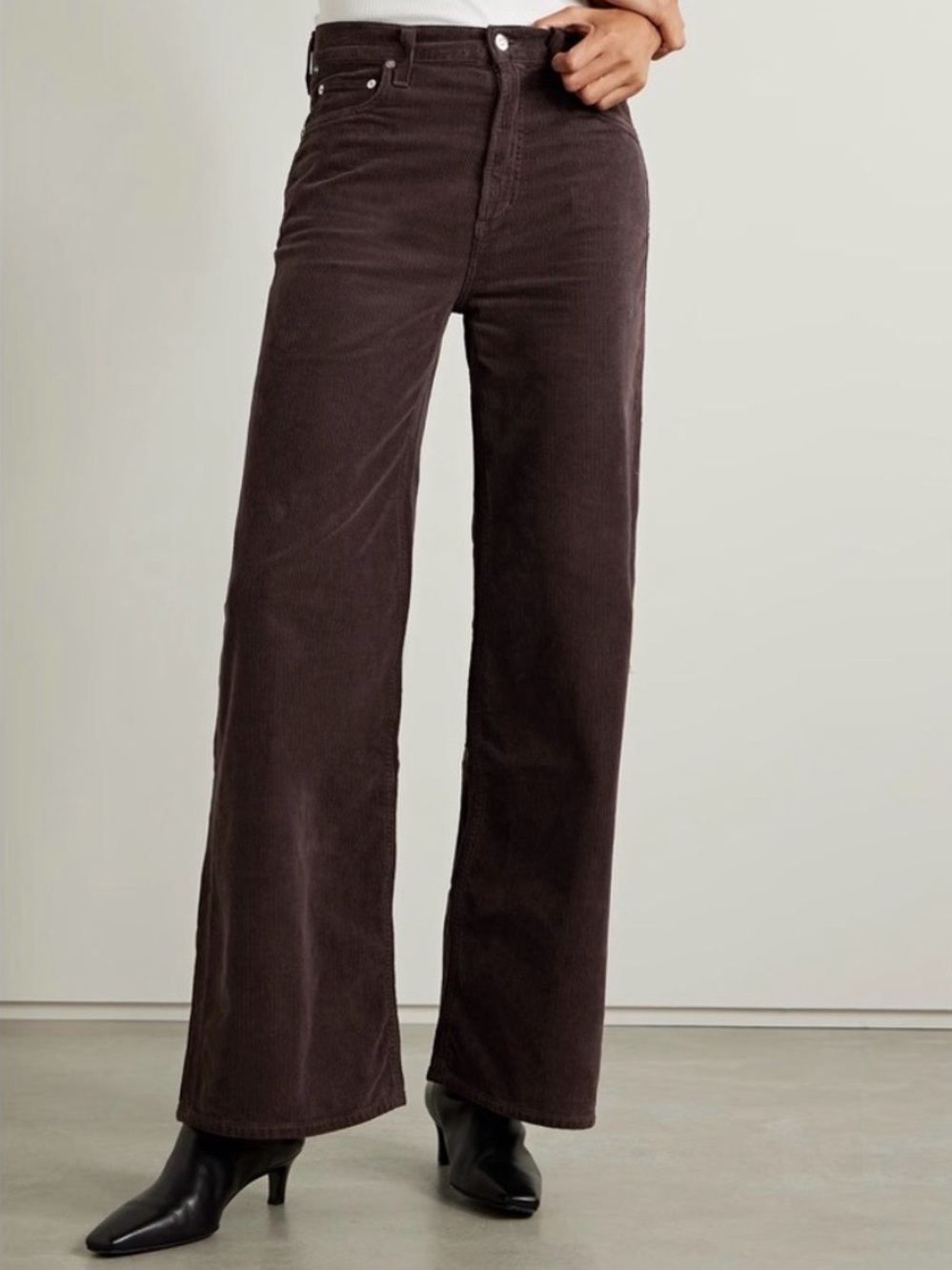 Citizens of Humanity Women’s Paloma Brown Corduroy Pants Size 32 Flare